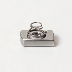 Stainless steel short spring channel nut