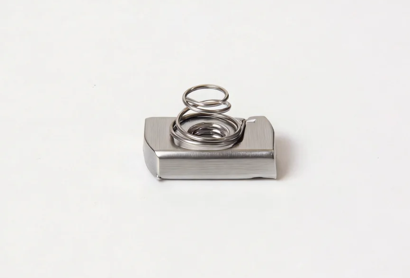 Stainless steel short spring channel nut