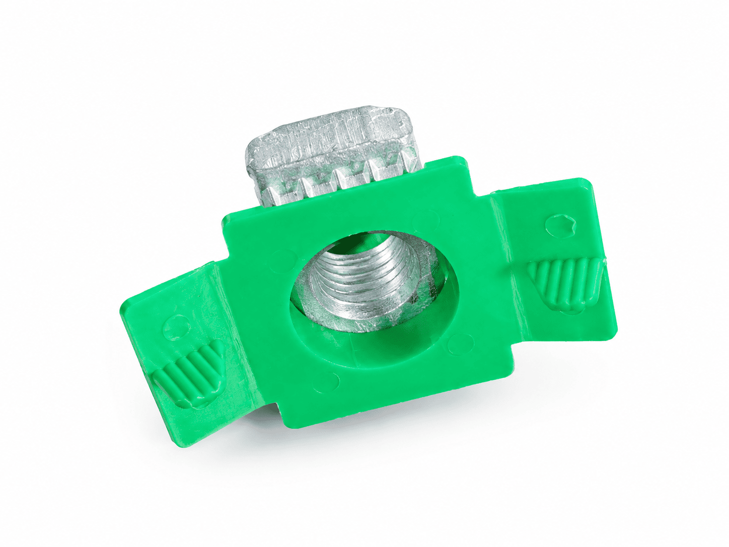 Carbon Steel Zinc Plated Green PVC Plastic Wing Nut M10 M12 - Image 2